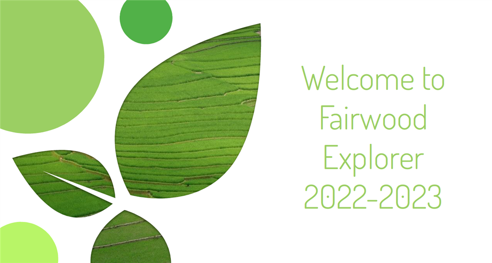  Welcome to Fairwood 2022-2023